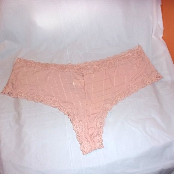 Youmita Nude Jacquard Print 40DD Bra/2X Hipster Set NWT - Picture 5 of 14